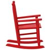 vidaXL Schaukelstuhl für Kinder 2 Stk. Rot Massivholz Pappel 3281601 Bild 4