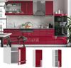 Hängeschrank Fame-Line Bordeaux Hochglanz 30 cm Vicco Bild 2