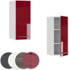 Hängeschrank Fame-Line Bordeaux Hochglanz 30 cm Vicco Bild 5