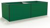 GFP Aluminium Hochbeet KINGSIZE DANIELA - 235 x 99 x 77 cm - Grün, Stecksystem, langlebig Bild 2