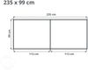 GFP Aluminium Hochbeet KINGSIZE DANIELA - 235 x 99 x 77 cm - Grün, Stecksystem, langlebig Bild 5