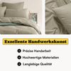 Seralino Bettwäsche Set, Perkal, 2 teilig, 100% Bio Baumwolle, ab gr. 135x200, Perkal, besonders weich & atmungsaktiv, BCI zertifiziert, mit Reißverschluss Bild 2