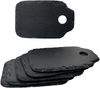 Ritzenhoff 6x Schieferplatten 26x16,5 cm Untersetzer Servier-Teller mit Griff Bild 2