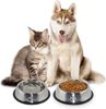 Luxuskollektion Katzennapf rutschfest (4er Set), Edelstahl silber, 10,5 x 15,5 x 4 cm Bild 2