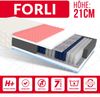 Matratze 120x200 Taschenfederkern FORLI 7 Zonen H3 21 cm Visco HR Schaum Polyurethanschaum JERSEY Bild 3