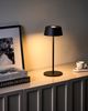 Kabellose LED Tischlampe GUDER mit Dimmer Metall Schwarz Bild 3