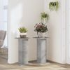 vidaXL Pflanzenständer 2 Stk. Betongrau 30x30x60 cm Holzwerkstoff 3307858 Bild 3