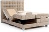 Boxspringbett Elektrisch Schlafzimmerbett MAXIMA 120x200cm in Stoff Senf Bild 3