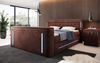 Boxspringbett Divalo mit TV Lift und Stauraum 200x200 Braun H2 (bis 70kg) Bild 2