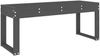 vidaXL Gartenbank Grau 110x38x45 cm Massivholz Kiefer 825095 Bild 5