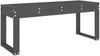 vidaXL Gartenbank Grau 110x38x45 cm Massivholz Kiefer 825095 Bild 2