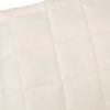 vidaXL Gewichtsdecke Stoff, 1 x Gewichtsdecke, Creme, 220x240 cm, Baumwolle, 11 kg Bild 4