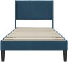 vidaXL Bettrahmen mit Kopfteil Blau 80 x 200 cm Samt 42027472 Bild 4
