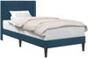 vidaXL Bettrahmen mit Kopfteil Blau 80 x 200 cm Samt 42027472 Bild 2