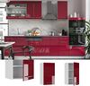 Hängeschrank Fame-Line Bordeaux Hochglanz 40 cm Vicco Bild 2