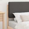 vidaXL Bettgestell mit gepolstertem Kopfteil Dunkelgrau 90 x 200 cm 877655 Bild 3