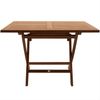 Teak Klapptisch Rovigi 75 x 120 x 80 cm Bild 4