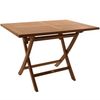 Teak Klapptisch Rovigi 75 x 120 x 80 cm Bild 2