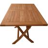 Teak Klapptisch Rovigi 75 x 120 x 80 cm Bild 3