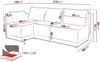Ecksofa Zeles, Farbe: Mono 246 Bild 4