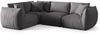 Micadoni Ecksofa Chris 4-Sitzer Links Strukturierter Stoff Sand Bild 2