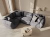 Micadoni Ecksofa Chris 4-Sitzer Links Strukturierter Stoff Sand Bild 4
