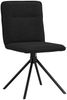 vidaXL Esszimmerstühle 2 Stk. Schwarz Stoff 4101234 Bild 3