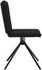 vidaXL Esszimmerstühle 2 Stk. Schwarz Stoff 4101234 Bild 5