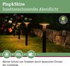 Paulmann 94723 Plug&Shine LED Pollerleuchte Plate Goldlicht Bild 3