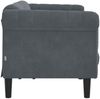 vidaXL Sofa 3-Sitzer Dunkelgrau Samt 372586 Bild 5