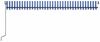 vidaXL Automatische Markise mit LED & Windsensor 600x350 Blau und Weiß 3069251 Bild 4