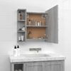vidaXL Spiegelschrank mit LED Grau Sonoma 70x16,5x60 cm 820452 Bild 5
