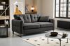 Sofa (B/H/T: 175x92x94 cm) in Grau Bild 4