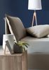 Dmora Einzelbett Armaduk, Bettkasten mit Stoffbezug, 100 % Made in Italy, Öffnung vorne, inklusive Matratze 80 x 190 cm, Taupe Bild 5