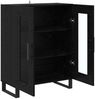 vidaXL Sideboard Schwarz Eichen-Optik 69,5 x 34 x 90 cm Holzwerkstoff 887209 Bild 5