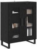 vidaXL Sideboard Schwarz Eichen-Optik 69,5 x 34 x 90 cm Holzwerkstoff 887209 Bild 3
