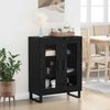 vidaXL Sideboard Schwarz Eichen-Optik 69,5 x 34 x 90 cm Holzwerkstoff 887209 Bild 4