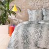 Estella Mako-Satin Bettwäsche 200x200 Zadie khaki Zebra Tierfellmuster 4846-016 Bild 5