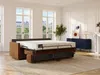 Vente-unique - CALIFE Sofa Stoff Rot - B 223 cm94 cm x H 99 cm x L 170 cm Bild 2