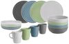 BRUNNER Geschirr-Set Melamin Geschirr Set Lunch Box Dolomit, Melamin, Resylin, Stone Touch Camping Teller 16tlg Bild 5