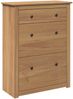 vidaXL Schuhschrank PANAMA 80x35x105 cm Massivholz Kiefer 4016392 Bild 2