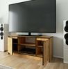 Raumhirsch Furniture Lowboard, TV-Schrank - Elegantes Design für Ihr Wohnzimmer - Fernsehtisch, 120 cm für TV bis 65", 2 Türen, 2 Böden, bis 75 kg, kratzfest Bild 2
