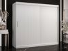 Kleiderschrank Kirtan Slim 1 200 (Farbe: Weiß, Größe: 200 cm) Bild 2