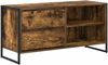 vidaXL TV-Schränk Raucharbe 100 x 36 x 49,5 cm Holzwerkstoff 886560 Bild 2