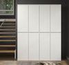 Garderobenschrank 'Nevada' Schuhschrank, weiß, 148 cm Bild 4