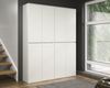 Garderobenschrank 'Nevada' Schuhschrank, weiß, 148 cm Bild 3