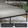 STEELSØN 'Situla' Bett 180x200 cm, Metall, schwarz, Metallbett mit Lattenrost Bild 4
