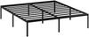 STEELSØN 'Situla' Bett 180x200 cm, Metall, schwarz, Metallbett mit Lattenrost Bild 2