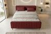 Boxspringbett Aurelio - Boucle-Stoff - rot - 180x200 cm Bild 4