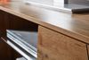Kadima Design "Tv"-Lowboard Holz Eiche-Dekor, Platz für 70-Zoll "Tv", Eichenoptik und Glas. 160x40x50 cm Bild 5